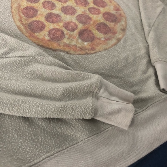 Wildfox “Gimme’ Pizza” Crew Neck Sweatshirt - Picture 3 of 6